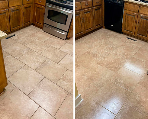 Floor Restored by Our Tile and Grout Cleaners in Annapolis, MD
