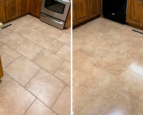 Floor Restored by Our Tile and Grout Cleaners in Annapolis, MD