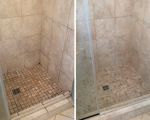 Shower Restored by Our Tile and Grout Cleaners in Bowie, MD