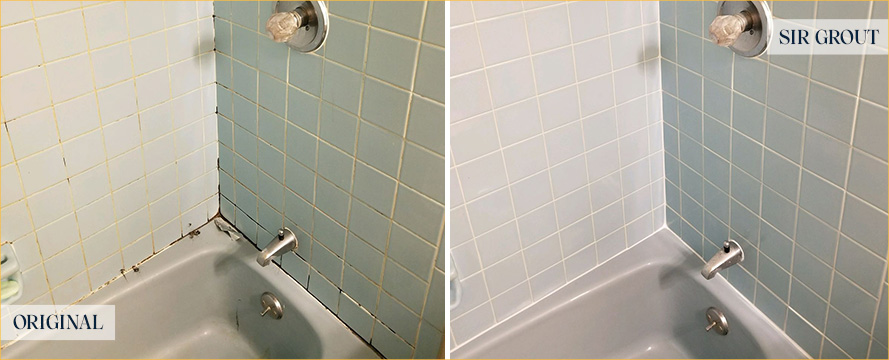 Shower Before and After Our Superb Caulking Services in Crofton, MD
