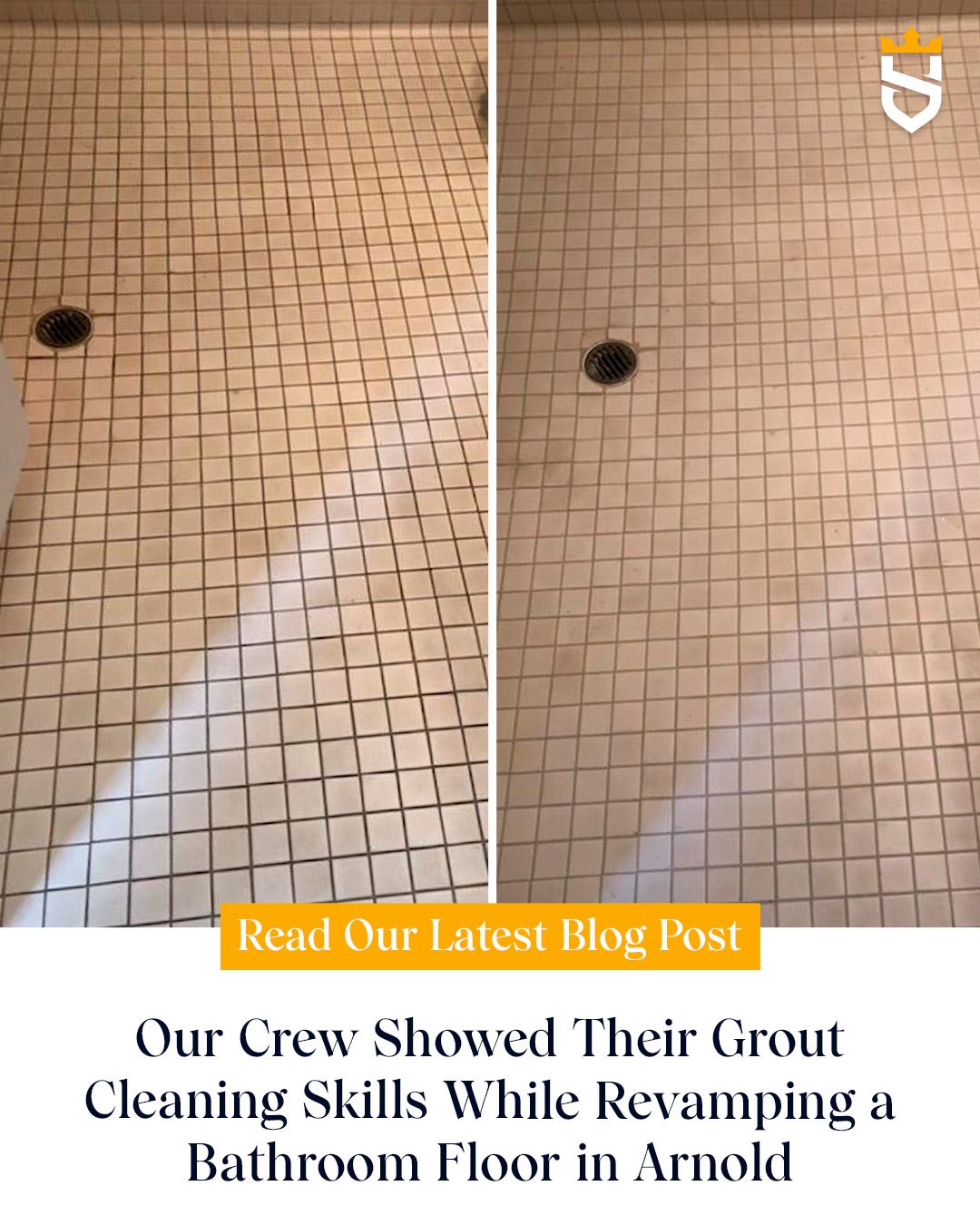 Our Crew Showed Their Grout Cleaning Skills While Revamping a Bathroom Floor in Arnold