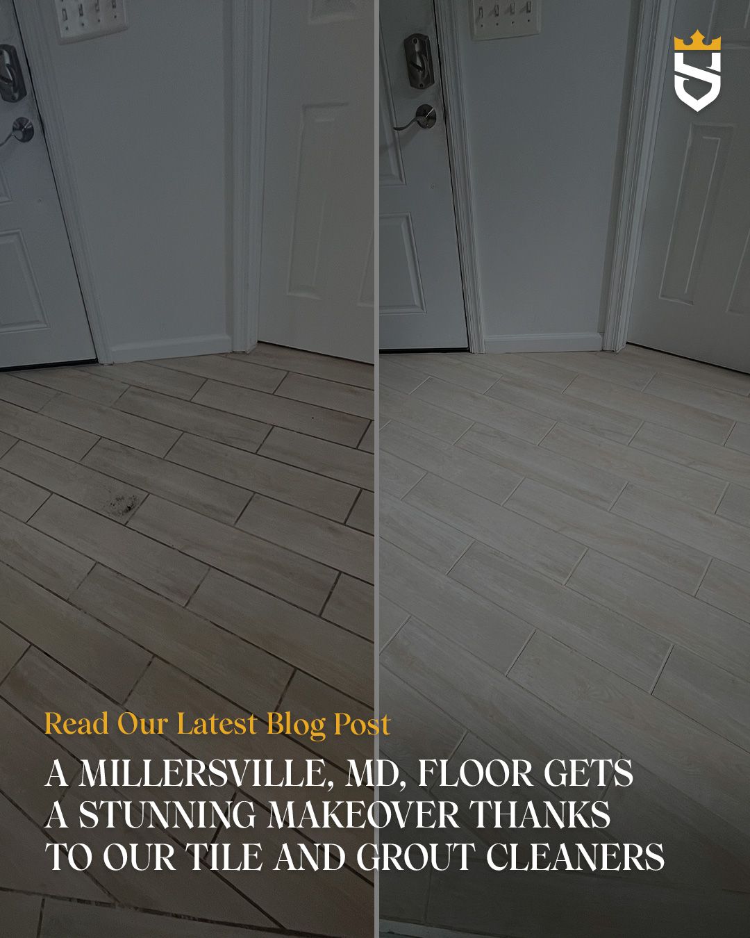 A Millersville, MD, Floor Gets a Stunning Makeover Thanks to Our Tile and Grout Cleaners