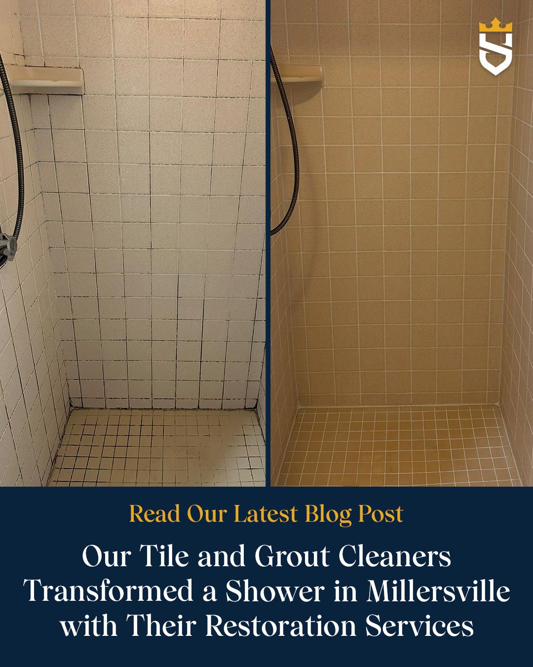 Our Tile and Grout Cleaners Transformed a Shower in Millersville with Their Restoration Services